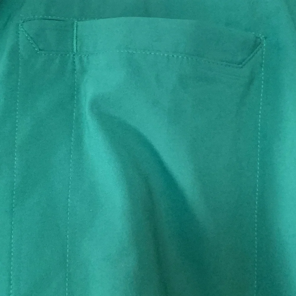 Adidas Miami Windbreaker Jacket Mens‎ L Green  1/4 Zip Pullover Aeroready Nice